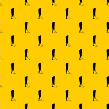 Women high boots pattern vector Stock Illustration