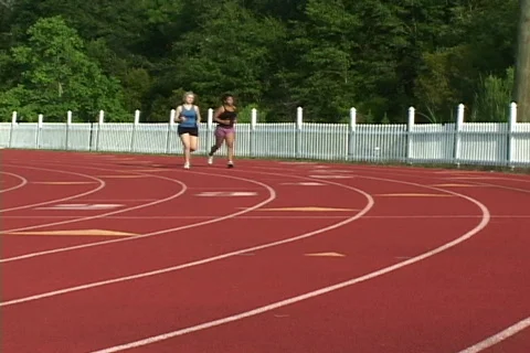 Women Jogging Stock Footage 520499