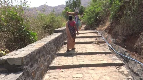 Women Labourer Video stock 50155783