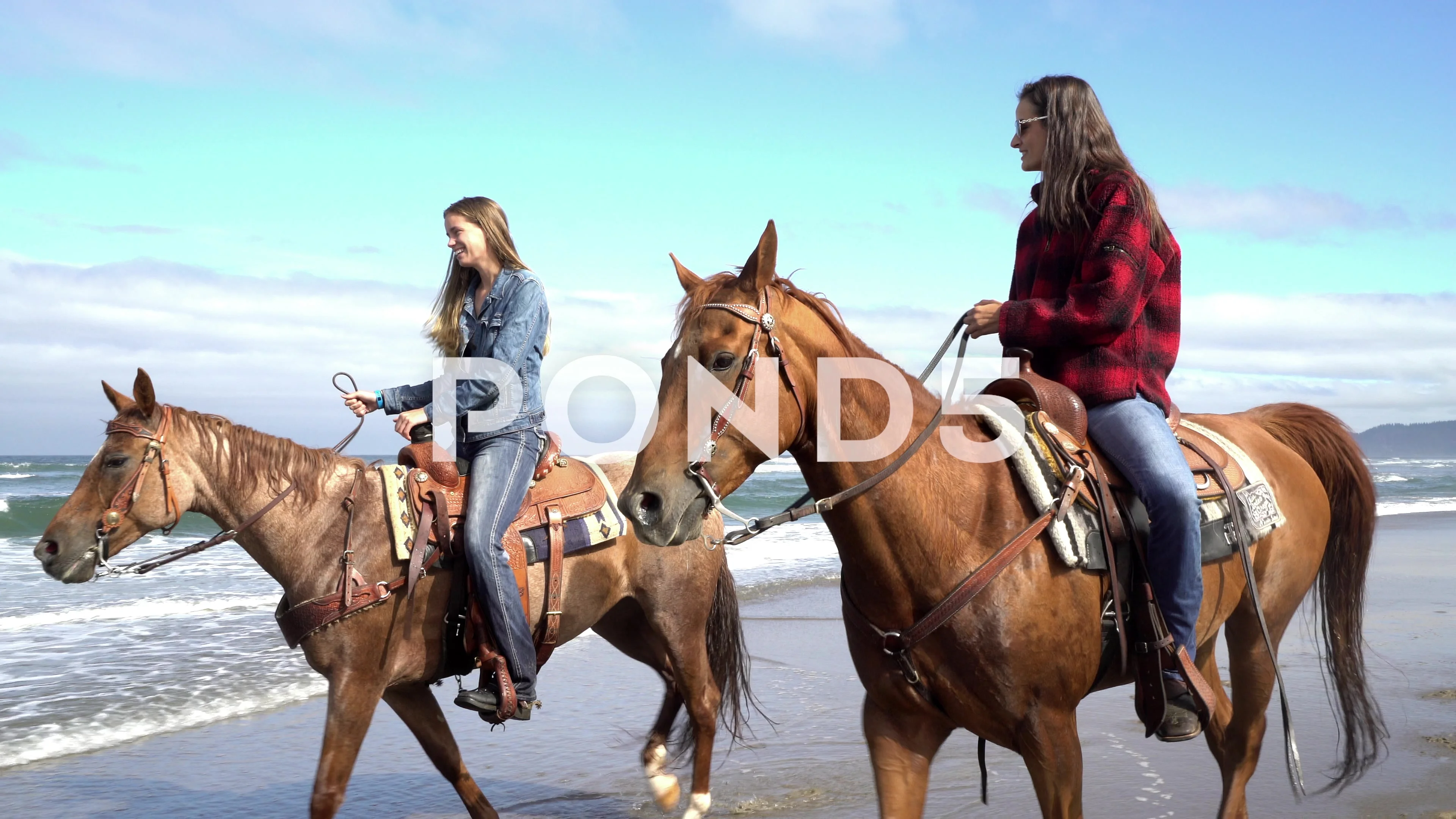 Women riding deals horses