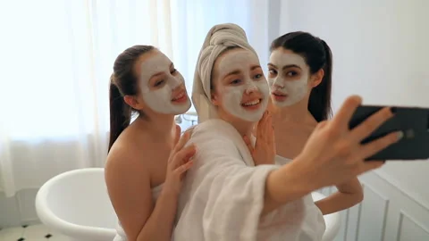 Women in spa Stock Footage 105815579