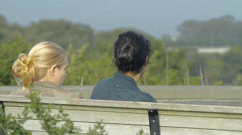 Women Talking Stock Footage
