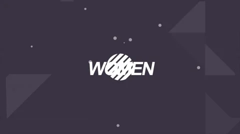 Women Text Animation 動画素材 66113053