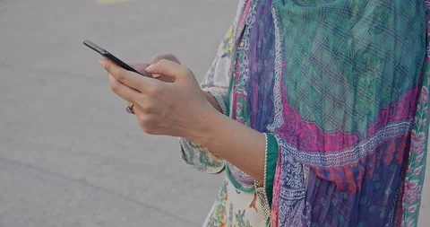 Women using cell phone Stock Footage 137440135
