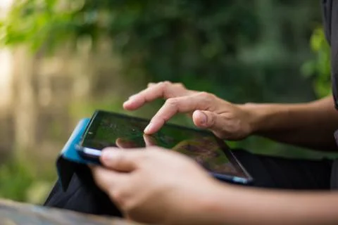 Women using tablet Stock Photos