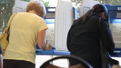 Women Voting Stock Footage 911475