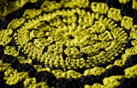 Women's bag made of polyester cord. Stock Photos