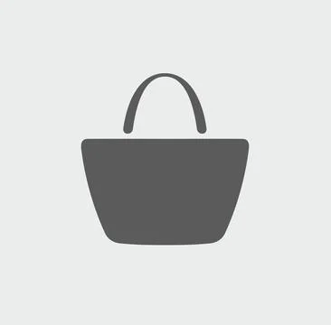 Womens bag vector icon on a background Stock Illustration