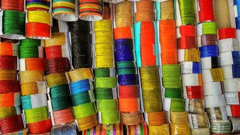 Women's bangles Stock Photos