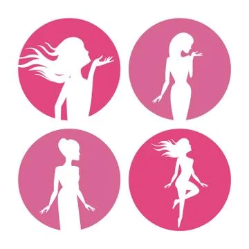 Woman Body Silhouette Vector Art Stock Vector (Royalty Free