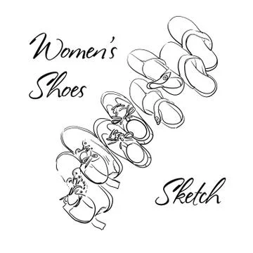 Women's Boots Stock Illustration