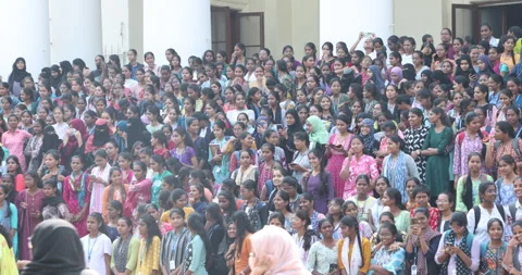 Womens Collage Students In Prayer Stock Footage 324506418
