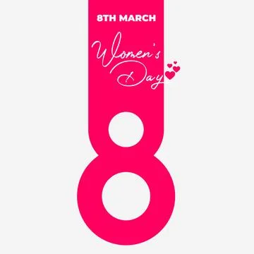 Women's Day Background Concept vector illustration Stock Illustration