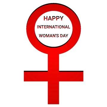 Women's Day background design Illustrazione stock
