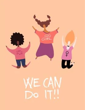 Womens day card Stock Illustration