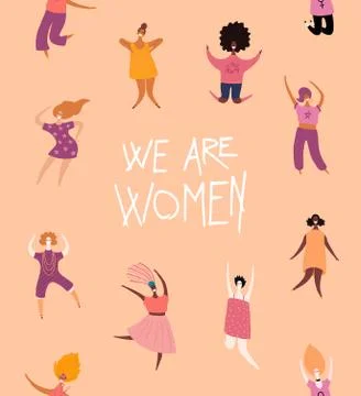 Womens day card Stock Illustration