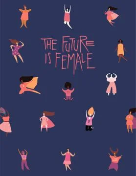 Womens day card Stock Illustration