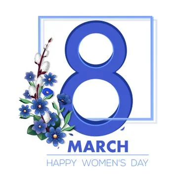 Womens Day design Stock Illustration