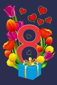 For Women's Day, Stock Illustration