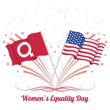 Womens equality day Stock Illustration