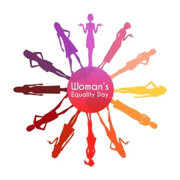 Womens equality day Stock Illustration
