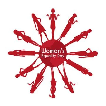 Womens equality day Stock Illustration