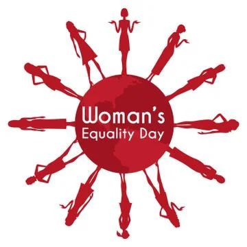 Womens equality day Stock Illustration