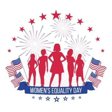 Womens equality day Stock Illustration