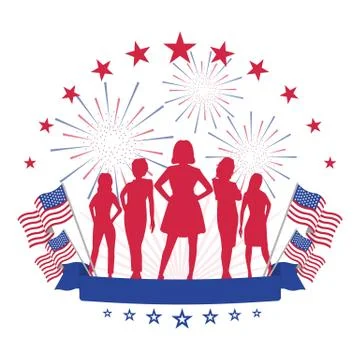 Womens equality day Stock Illustration