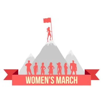 Womens equality day Stock Illustration