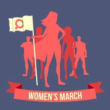 Womens equality day Stock Illustration