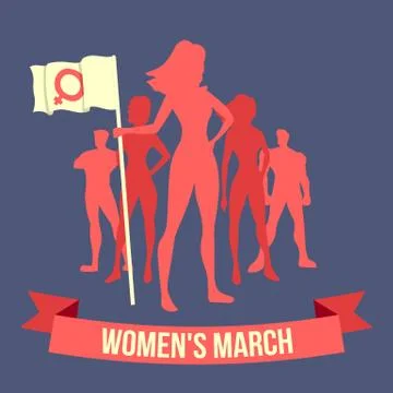 Womens equality day Stock Illustration