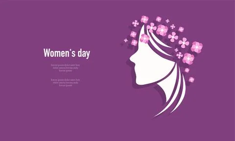 Womens equality day vector illustration background for woman day event Stock Illustration