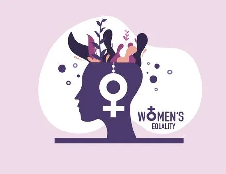 Womens equality day vector illustration background for woman day event Stock-Illustration