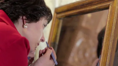 Women's eyebrows Video stock 58800056