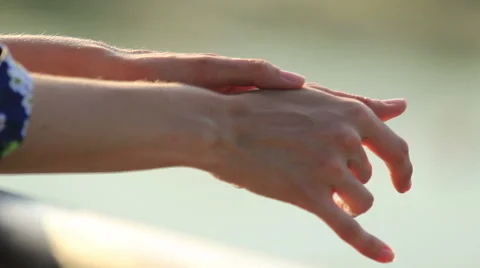 Women's hands Stock Footage 50855694