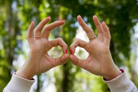 Women's hands Foto stock