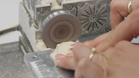 Women's Hands Polish the Board Stock-Footage 134283851