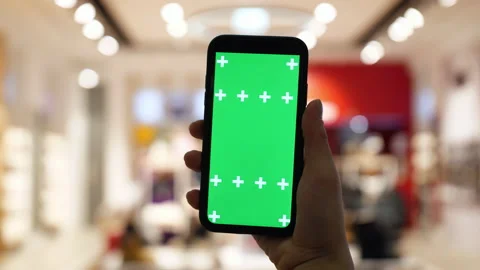 Women's hands press on the screen of a smartphone against the background of a Stock Footage 169494889