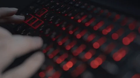 Women's hands typing text Stock Footage 103206752