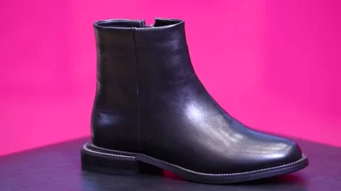 Womens high boots 9 Video stock 320503656