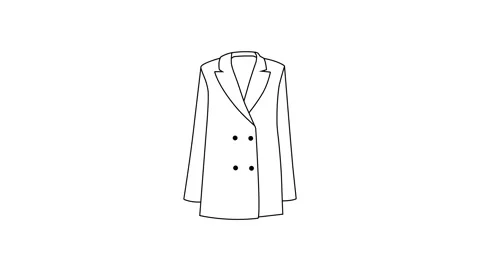 Women's jacket, clothing. Stock Footage 300497732