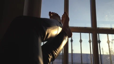 Women's legs 스톡 동영상 102832751