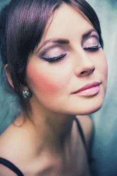 Women's makeup Stock Photos