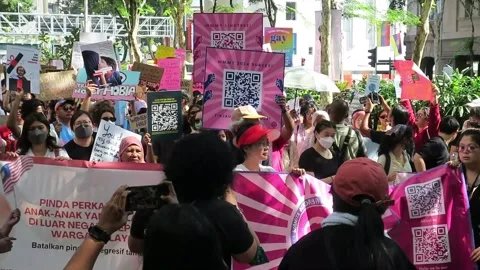 Women’s March 2024 Stock Footage 269492815