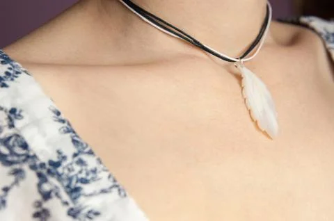 Women's neck Stock Photos