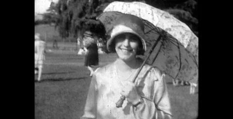 Women’s Outing Along Tamar River – Launceston, Tasmania (1920s) Stock Footage 310035913