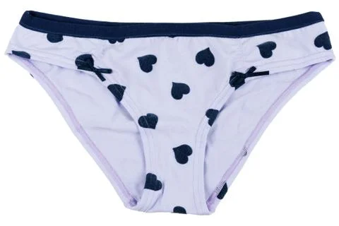 Women's panties with a pattern Stock Photos