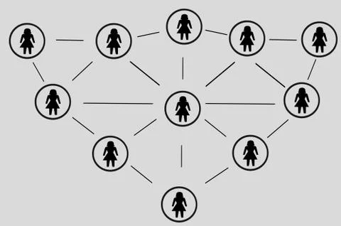 Women's quota Stock Illustration