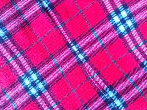Women's shirt with a checkered pattern Stock Photos